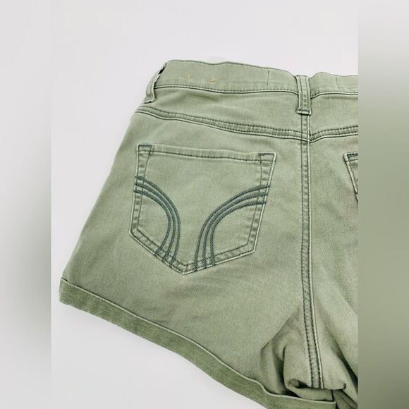 Hollister | Women's Green khaki high rise Shorts | size 26 - Picture 5 of 5